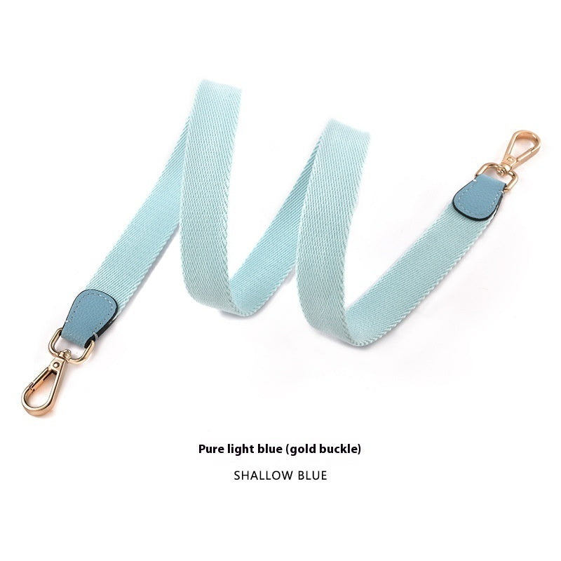 Canvas Broadband Solid Color Backpack Shoulder Strap Canvas Broadband Solid Color Backpack Shoulder Strap